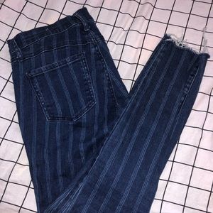 BRAND NEW!!  blue denim striped pacsun jeans